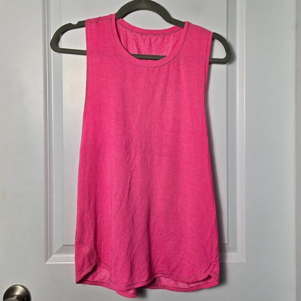 Lululemon In A Cinch Tank - 6 Neon Pink
